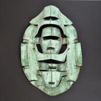 Large Metal Mask Wall Sculpture - Sold for $1,625 on 05-02-2020 (Lot 128).jpg